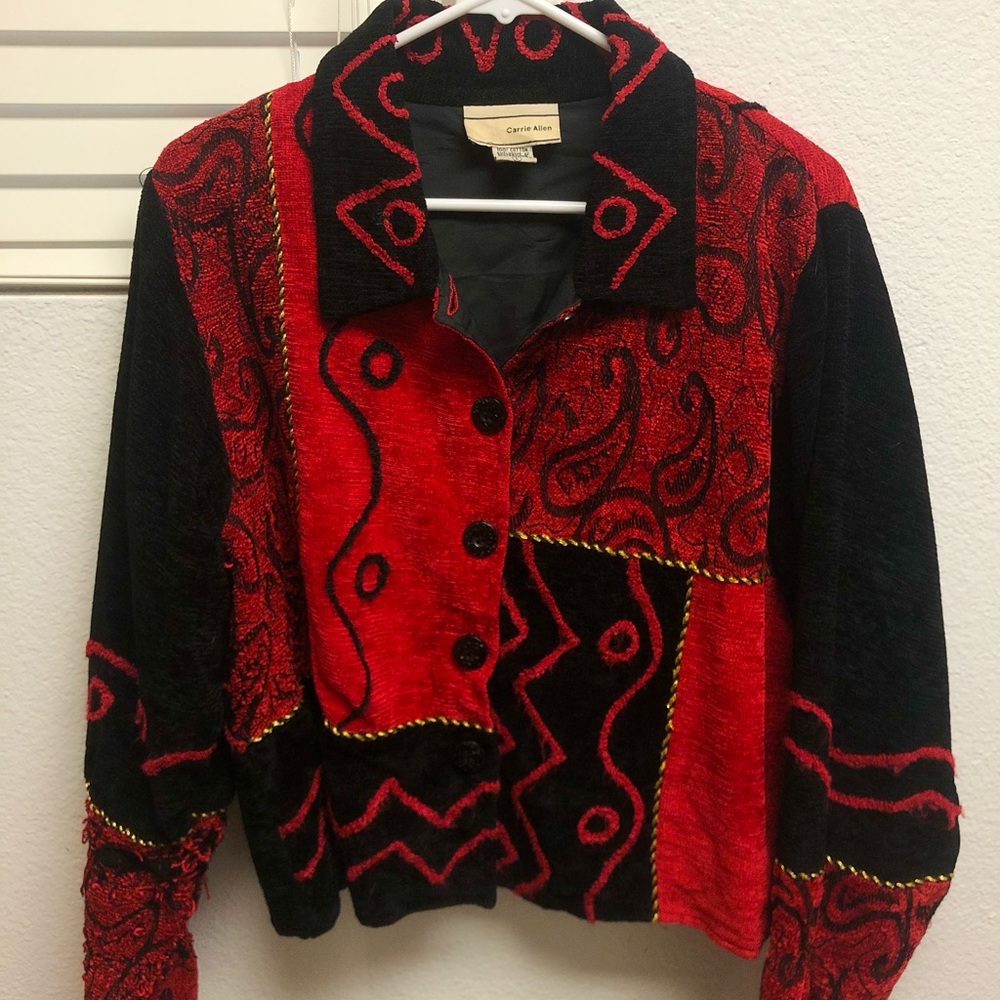 Carrie Allen Vintage Tapestry Blazer